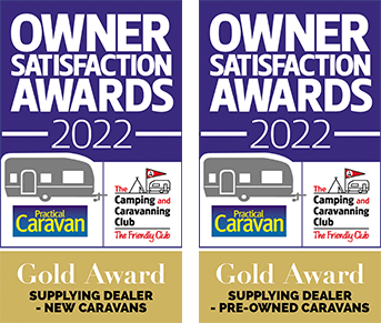 Practical Caravan Owners Satisfaction Survey 2022 Gold Award